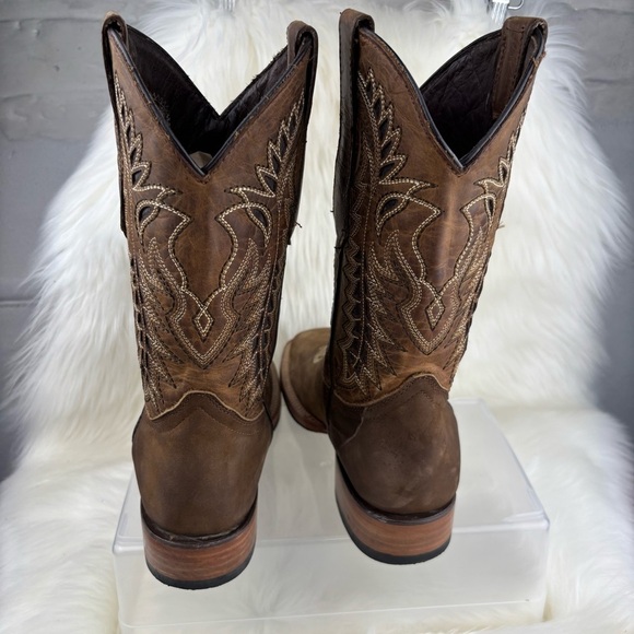 Cuatrero Pull Up Western Cowboy Boots - Picture 5 of 15